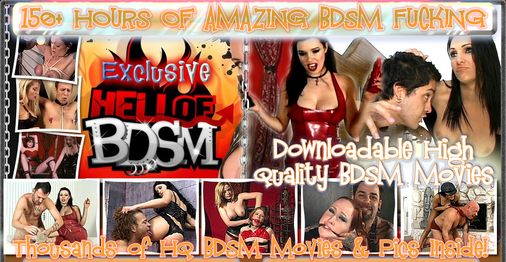 Bdsm dominatrix in amazing lingerie spanking a guy