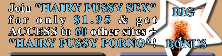 Hairy redhead pussy penetrated by two penises and the dildo 
